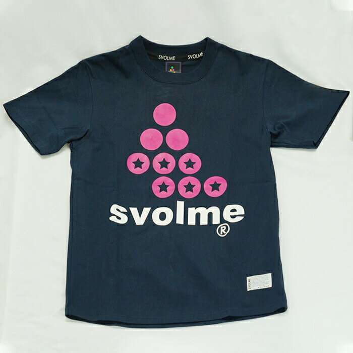 【スボルメ Tシャツ】半袖 ジュニア クラシックロゴTシャツ NVY/ネイビー 1191-23900 サッカー フットサル svolme アパレル