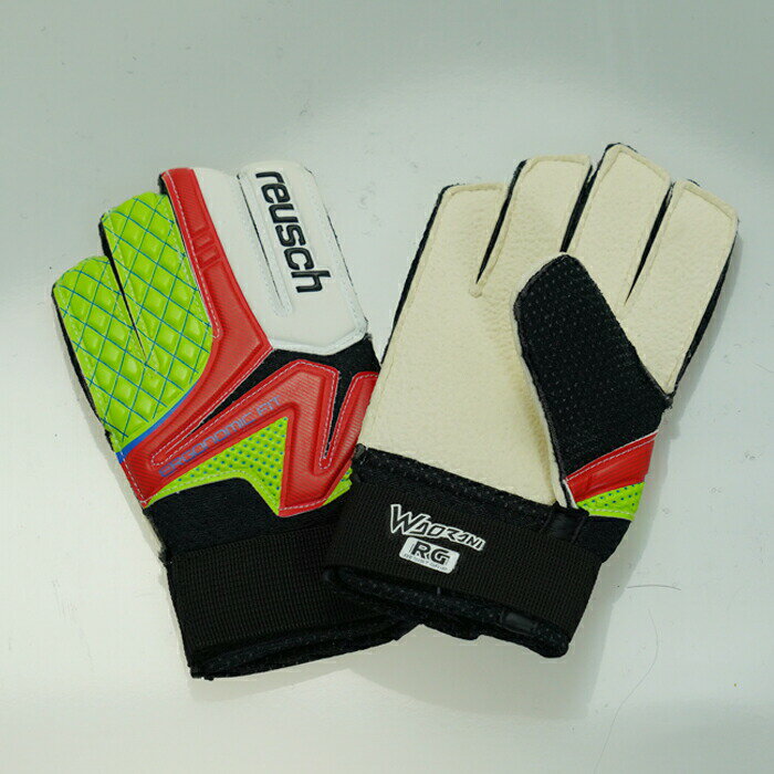 【reuschロイシュ　キーパーグローブ】ワオラニRG ジュニア　RED×WHT/レッド×ホワイト　3472830　サッカー　フットサル　GKグローブ　キーパー ロイッシュ