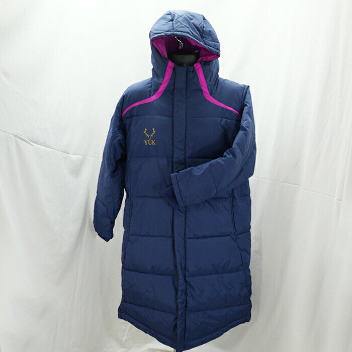 サッカー フットサル ウェア YUK ユック ベンチコート NVY×PNK/ネイビー×ピンク yk15sp047-kids安売り サッカー 用品 セール