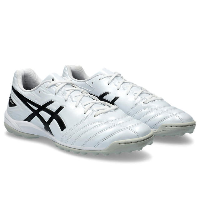 DS LIGHT CLUB TF WIDE　100/ホワイト×ブラック ターフ 1103A112-100　サッカー トレーニングシューズ　 asics DSライト 1