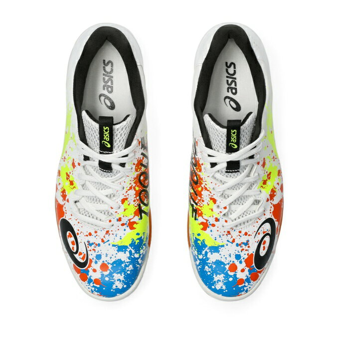 トッキ8 TOQUE8 フットサルシューズ asics 1113A044-100 アシックス インドア ホワ...