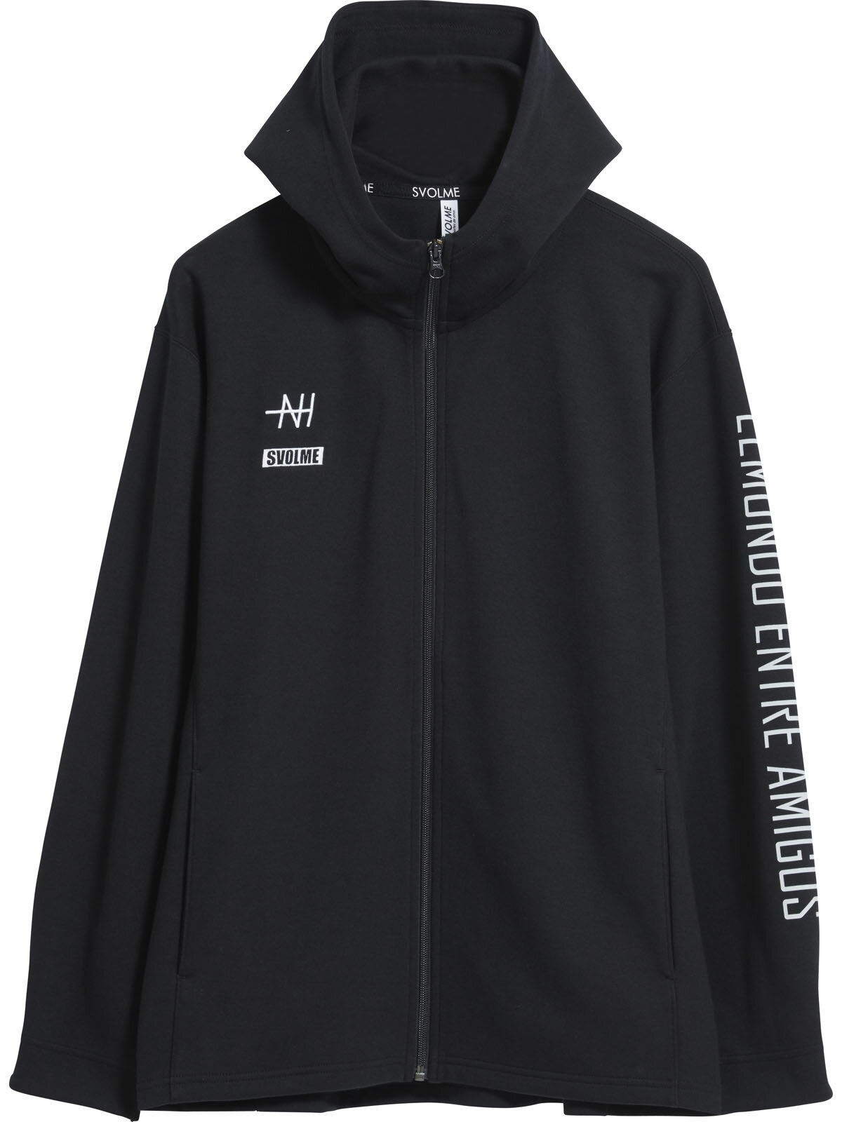 【スボルメ スウェットパーカー】フーディ—&スウェットパンツ 上下セット 8213-20311-8213-20412-BLK svolme アパレル