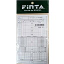 レフェリー記録用紙 10枚入り フィンタ レフェリーグッズ FT5177 Finta サッカー フットサル 審判 レフリー 耐水紙使用