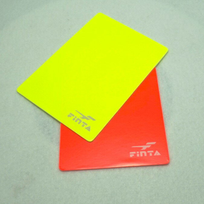 警告・退場カード フィンタ レフェリーグッズ FT5986 サッカー フットサル 審判 Finta レフリー イエローカード レッドカード