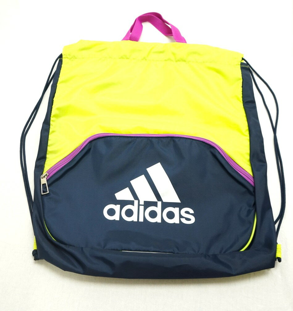 サッカー　フットサル　ナップサック　アディダス　ジュニア　ナップサック KIDS　A96022/カレッジネイビー×シルバーメット　KBP74-A96022