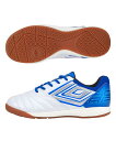 【Jr】【アンブロ フットサルシューズ】アクセレイター TR JR WIDE IN ホワイト×ブルー UU4VJB02WB UMBRO サッカー フットサル イ...