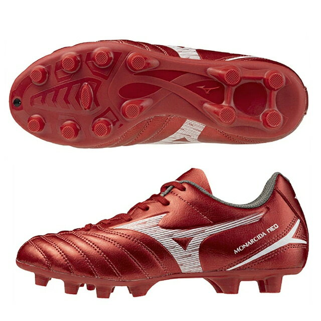 モナルシーダNEO III SELECT Jr mizuno サッカーシューズ ジュニアサイズ ルビーレッド