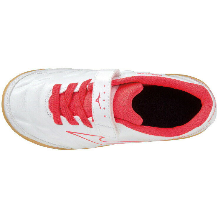 サッカー フットサル インドアシューズ ジュニア ミズノ レビュラ CUP CLUB KIDS IN ホワイト×ピンク P1GG2276-64安売り サッカー 用品 セール