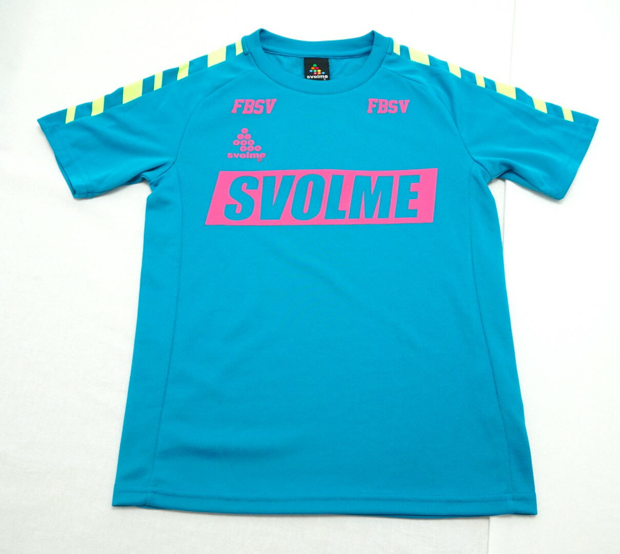 【Jr】【スボルメ プラクティスシャツ】 LINE 半袖トレーニングトップ サックス 1211-86400-SAX ジュニア svolme