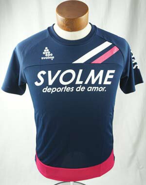 【Jr】【スボルメ プラクティスシャツ】切替トレーニングトップ ネイビー 183-85800-NVY サッカー フットサル ウェア svolme ジュニア