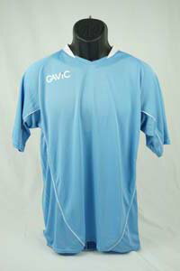 【ガビック　プラクティスシャツ】半袖　ライトブルー×ホワイト　GA6102-LBLWH サッカー　フットサル　..