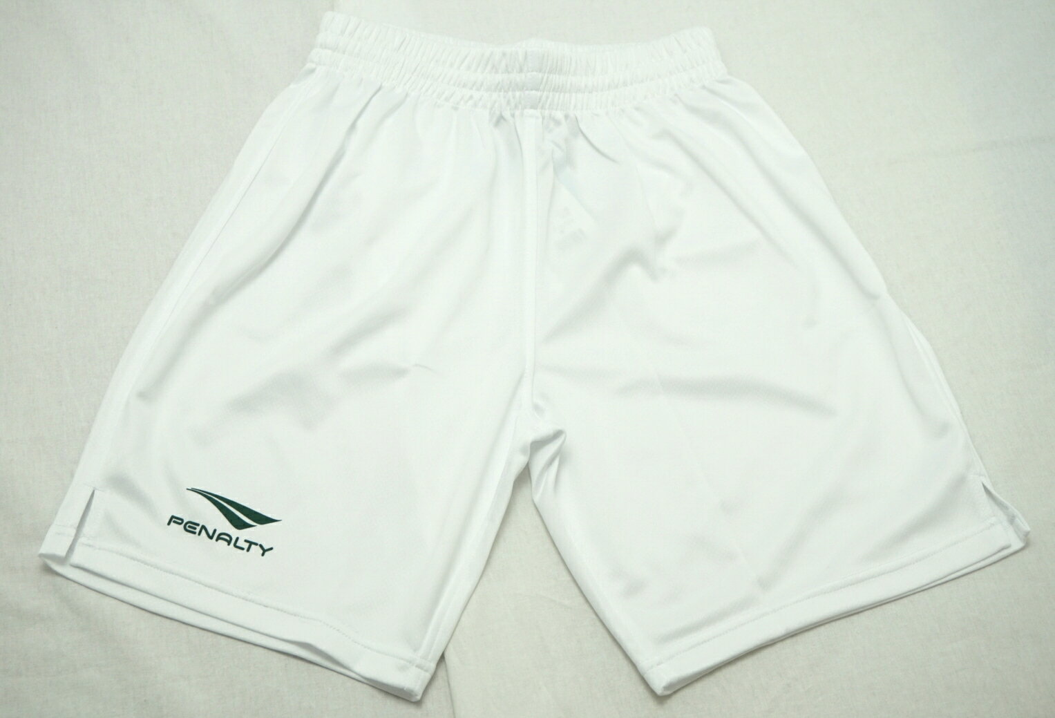【ペナルティ　プラクティスパンツ】ホワイト×グリーン　PNP501 サッカー フットサル ゲームパンツ ウ..
