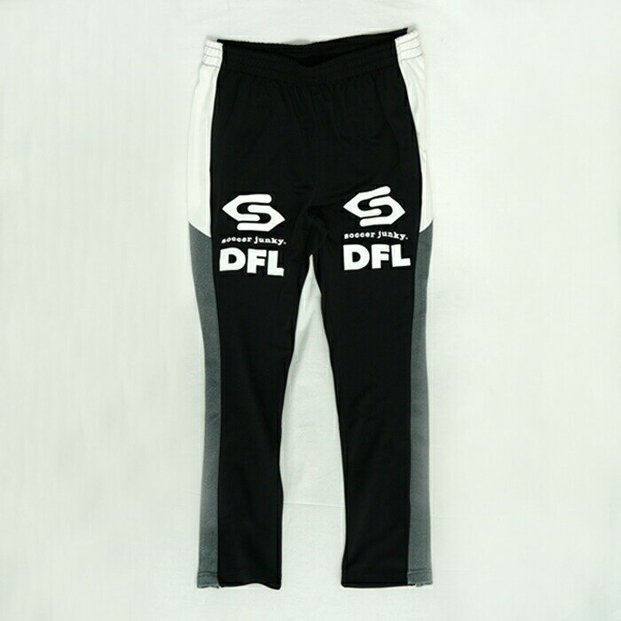 【サッカージャンキー ジャージパンツ】トレーニングパンツ 前転ついでに由美かおるこ+1 BLK/ブラック SJ18515