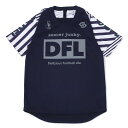 【サッカージャンキー プラクティスシャツ・パンツ上下セット】ワークアウトシャツ パンツ上下セット ネイビー SJ22A04-SJ22A05-21 サッカー フッ...