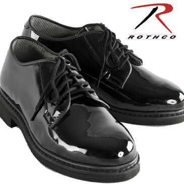 ロスコ ポストマンシューズ メンズ ROTHCO エナメルシューズ オックスフォード ブラック HI GLOSS NAVY OXFORDS (ブラック) アメカジ ギフト