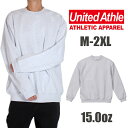 無地 トレーナー スウェット United Athle ユナイテッドアスレ メンズ レディース 15.0oz 5799-01 裏起毛 綿 コットン 大きいサイズ グレー アッシュ M L XL XXL 大きめ ビッグシルエット ビッグトレーナー 極厚生地 厚手 父の日プレゼント