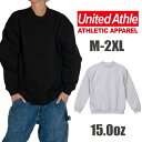 ユナイテッドアスレ トレーナー メンズ 無地 トレーナー スウェット United Athle ユナイテッドアスレ メンズ レディース 15.0oz 5799-01 裏起毛 綿 コットン 大きいサイズ ブラック 黒 M L XL XXL 大きめ ビッグシルエット ビッグトレーナー 極厚生地 厚手 父の日プレゼント