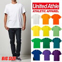 【ビッグサイズ】【ネコポス】UNITED ATHLE ユナイテッドアスレ Tシャツ 半袖Tシャツ 無地Tシャツ レディース メンズ アメカジ バレンタインプレゼ...