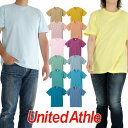 UNITED ATHLE　ユナイテッドアスレ Tシャツ 半袖Tシャツ 無地Tシャツ レディース メンズ アメカジ 父の日プレゼント