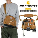 【ネコポス】カーハート バック ツールポーチ CARHARTT ショルダー バック メンズ ダック ワークバッグ 工具入れ 工具箱 腰袋 腰道具 DIY 2WAY 作業着 作業服 アメカジ かっこいい おしゃれ USAモデル ブラウン DIY 2WAY 新春初売り