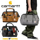 カーハート ボストンバッグ Carhartt メンズ レディース ブラウン グレー 無地 鞄 大人 ツールバッグ おしゃれ ブランド アメカジ 大容量 父の日プレゼント