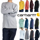 カーハート Tシャツ メンズ カーハート ロンT CARHARTT 長袖 Tシャツ メンズ レディース USAモデル 大きいサイズ ビッグサイズ オーバーサイズ ゆったり 袖ロゴ ヘビーウェイト 無地 ブランド ストリート ヒップホップ ダンス 衣装 k231 アメカジ S M L XL XXL 黒 グレー カーキ 父の日プレゼント