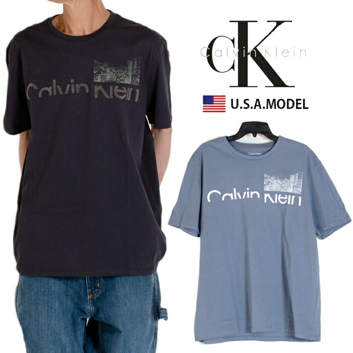 カルバン・クライン Tシャツ メンズ カルバンクライン ロゴ Tシャツ Calvin Klein Tシャツ ck Tシャツ グレー 黒 レディース メンズ アメカジ ストリート S M L オーバーサイズ ビッグシルエット 父の日プレゼント