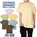 【大きいサイズ】USAモデル GILDAN ギルダン 半袖Tシャツ レディース メンズ 無地 Ultra Cotton 6.0oz 2000 ヘビーウェイト 綿...