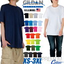 半袖Tシャツ GILDAN ギルダン レディース メンズ 無地 綿100% 大きいサイズ ヒップホップ ダンス ストリート 衣装 部屋着 綿100% 白 黒 紺 グレー ベージュ ピンク オレンジ 紫 緑 青 赤 水色 イエロー カーキ チャコール XS S M L XL 【MUR】