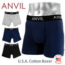 アンヴィル パンツ メンズ ANVIL アンビル ボクサーブリーフ メンズ ボクサーパンツ S M L XL 下着 肌着 インナー ヘビーウェイト 正規 アメカジ ストリート系 USAブランド ファッション S M L XL カッコイイ オシャレ プチ 父の日プレゼント