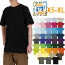 CROSS STITCH クロススティッチ マックスウェイト tシャツ レディース メンズ おしゃれ 重ね着 厚手 無地 ゆったり グレー ブラック 黒 白 ネ...