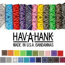 HAV-A-HANK ハバハンク ペイズリーバンダナ ラック イエロー オレンジ グリーン ミント ブルー ネイビー メンズ ミリタリー アウトドア アメカジ バレンタインプレゼント