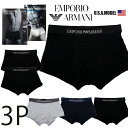 エンポリオアルマーニ ボクサーブリーフ EMPORIO ARMANI 下着 メンズ コットン ボクサーパンツ アメカジ 肌着 インナー グレー ブラック 黒 カ...