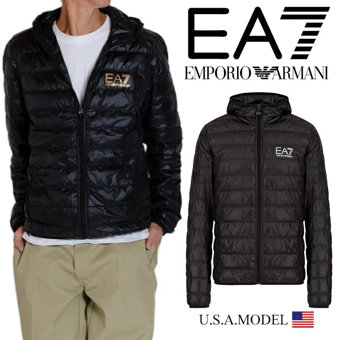 エンポリオアルマーニ エアセッテ ダウンジャケット メンズ EMPORIO ARMANI EA7 フ ...