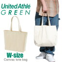 【ネコポス】キャンバストートバッグ メンズ レディース エコバッグ トート ユナイテッドアスレ UNITED ATHLE 手提げ 通学 かわいい おしゃれ 高校...