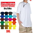 ドライシルキータッチ Tシャツ ドライ UNITED ATHLE　ユナイテッドアスレ 半袖Tシャツ Tシャツ レディース メンズ 無地 半袖Tシャツ 男女兼用 吸水速乾 ドライ UVカット KPOP おしゃれ アメカジ 大きめ ゆったり 5088