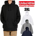 【ビッグサイズ】スウェット 無地 パーカー United Athle ユナイテッドアスレ メンズ レディース 10.0oz 5214-01 プルオーバー 裏パイ...