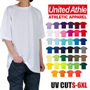 吸水速乾性 紫外線防止 UNITED ATHLE ユナイテッドアスレ Tシャツ 半袖Tシャツ ドライTシャツ レディース メンズ 半袖Tシャツ 男女兼用 おしゃ...