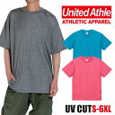 吸水速乾性 紫外線防止 UNITED ATHLE ユナイテッドアスレ Tシャツ 半袖Tシャツ ドライ ...