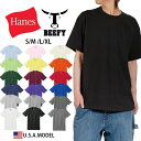 ヘインズ ビーフィー Tシャツ Hanes 半袖Tシャツ 無地 ホワイト ブラック BEEFY-T 半袖 無地 大きいサイズ ブランド おしゃれ カジュアル スポーツ ヒップホップ ストリート ダンス 衣装 部屋着 白 黒 紺 グレー 紫 青 水色 カーキ 赤 ピンク S M L XL メンズ アメカジ