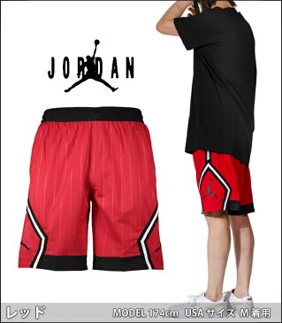 ジョーダン バスパン ハーフパンツ ジャージ JORDAN バスケットパンツ レッド ブラック 赤 黒 メンズ レディース アメカジ 新生活 ギフト