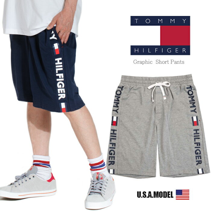 ȥߡեե ϡեѥ åȥѥ  礭 TOMMY HIILFIGER USAǥ ѥĥåȥ硼 ֥ ݡ ȥ꡼  ҥåץۥå   졼 ͥӡ  S M L XL  ץ쥼