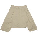 コムコム コムデギャルソンCOMME des GARCONS コットンギャバサルエルパンツ ベージュXS【中古】