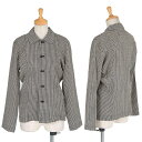 トリコ コムデギャルソンtricot COMME des GARCONS 千鳥格子ウールジャケット 黒白S位【中古】