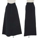 ローブドシャンブル コムデギャルソンrobe de chambre COMME des GARCONS 中綿ボンディングウールスカート 紺M【中古】