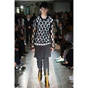 新品!コムデギャルソン オムプリュス COMME des GARCONS HOMME PLUS 製品染めリネンポリパンツ風ショートスカート 黒M