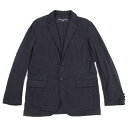 コムデギャルソンオムCOMME des GARCONS HOMME 製品染め天竺テーラーカラージャケット 墨黒S【中古】