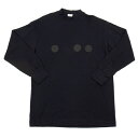 コムデギャルソンオムCOMME des GARCONS HOMME ウールワッペンハイネックニット 濃紺M位【中古】