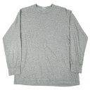 コムデギャルソンオムCOMME des GARCONS HOMME 綿天竺袖口切替カットソー 杢グレーM位【中古】