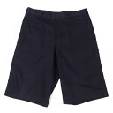 コムデギャルソンオムCOMME des GARCONS HOMME 綿ギャバハーフパンツ 紺L【中古】